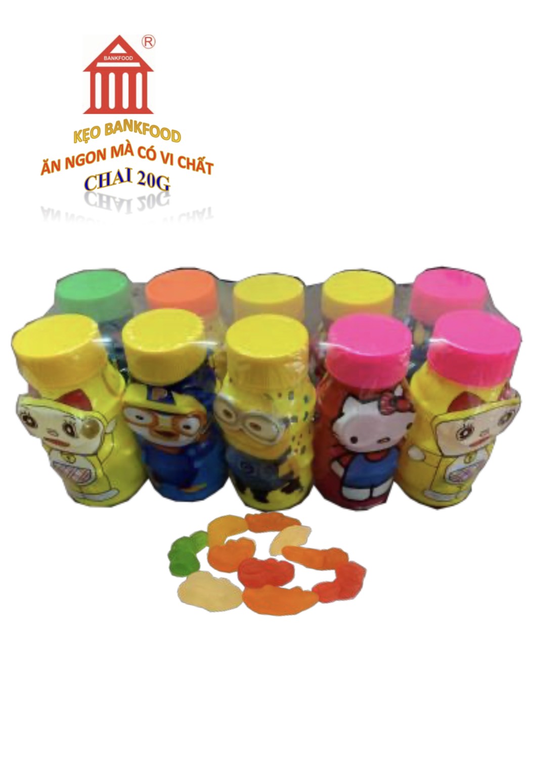 DẺO HÌNH ÁO DẦU (VIÊN KẸO Panda Gummy)