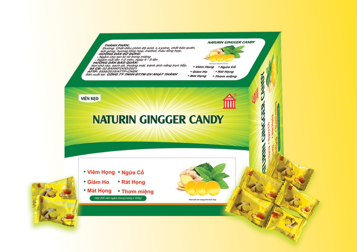 KẸO GỪNG - NATURIN GINGGER CANDY