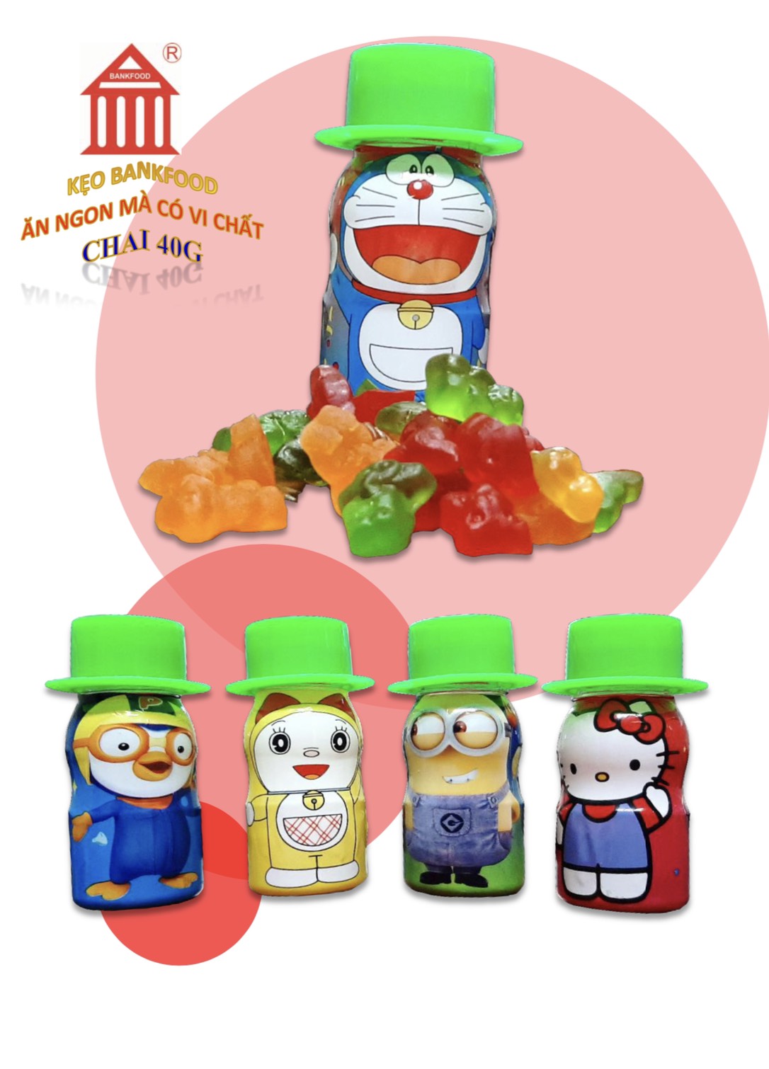 Dẽo Nón (Viên Kẹo Panda Gummy)