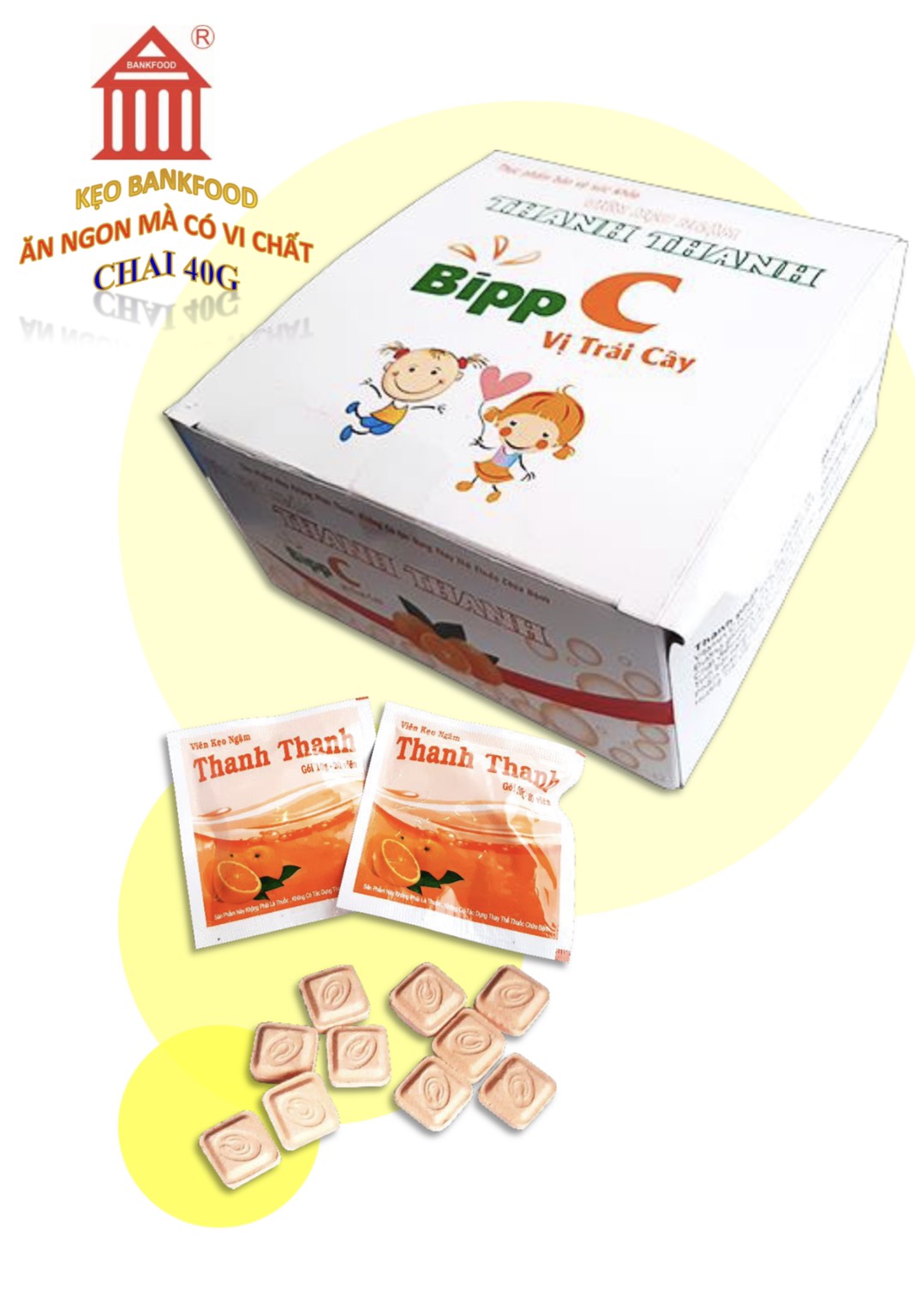 VIÊN KẸO NGẬM THANH THANH - Bipp - C