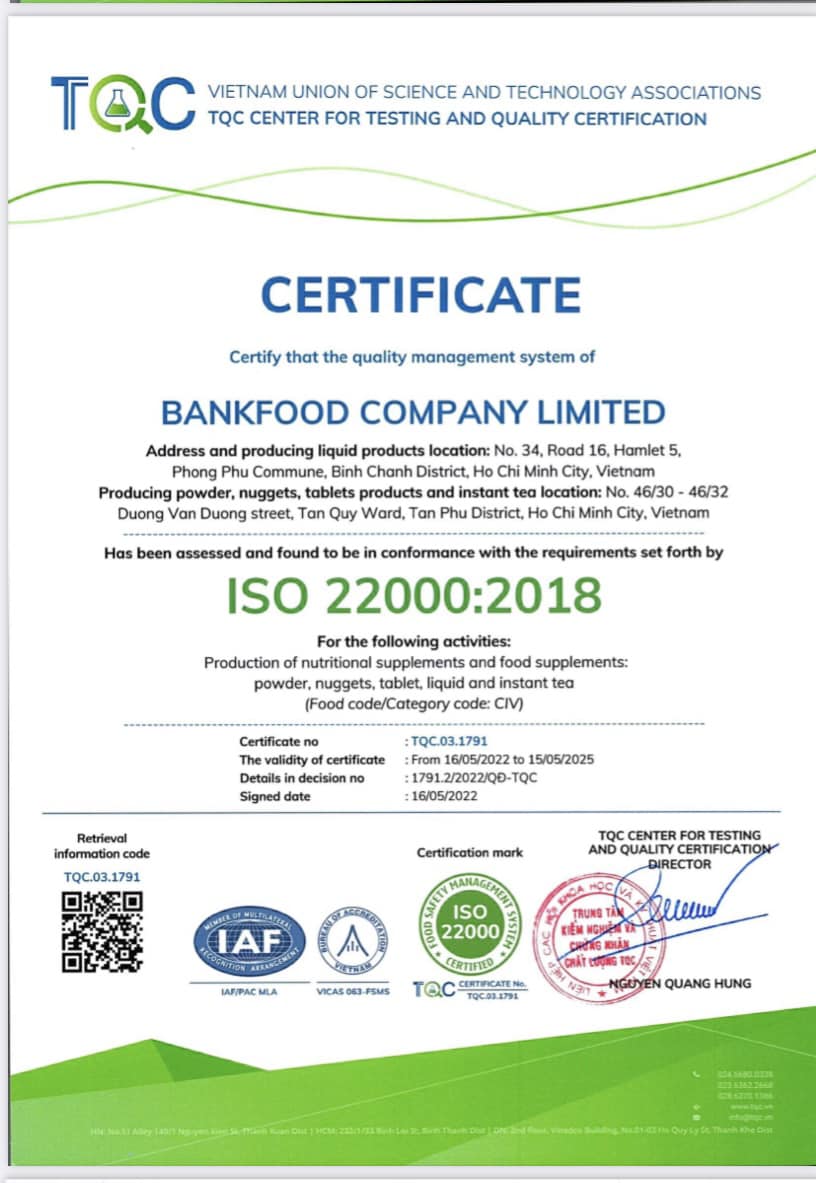 Cập nhật lại ISO 22000:2108 - GMP thực phẩm.